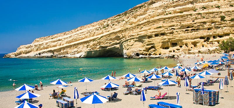 Praia Matala, Creta