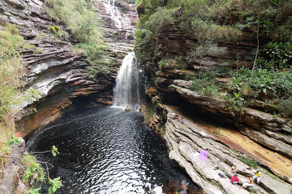 Cachoeira do Sossego, na Chapada Diamantina