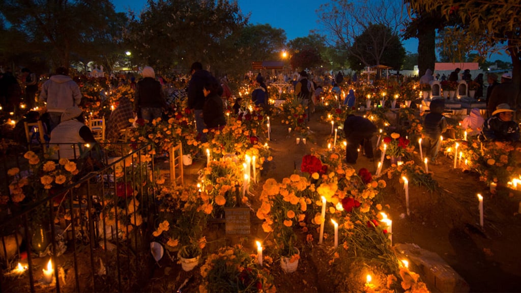 Celebração de Dia dos Mortos em Oaxaca