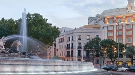 Vista do NH Collection Hotel em Madrid