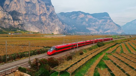 Trem de alta velocidade na Itália