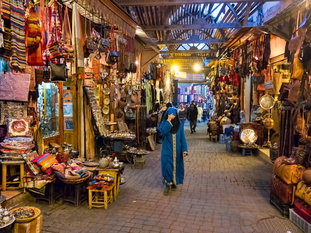 Souk em Marrakesh