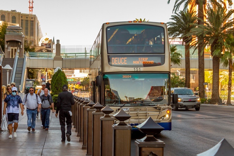 Ônibus Deuce Bus em Las Vegas