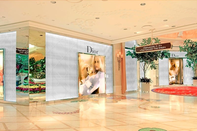 Loja da Dior no shopping Wynn Esplanade em Las Vegas