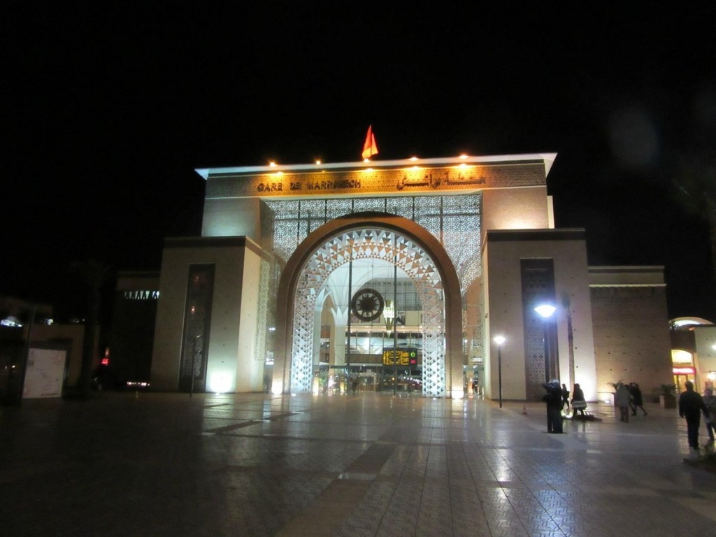 Estação de trem em Marrakech