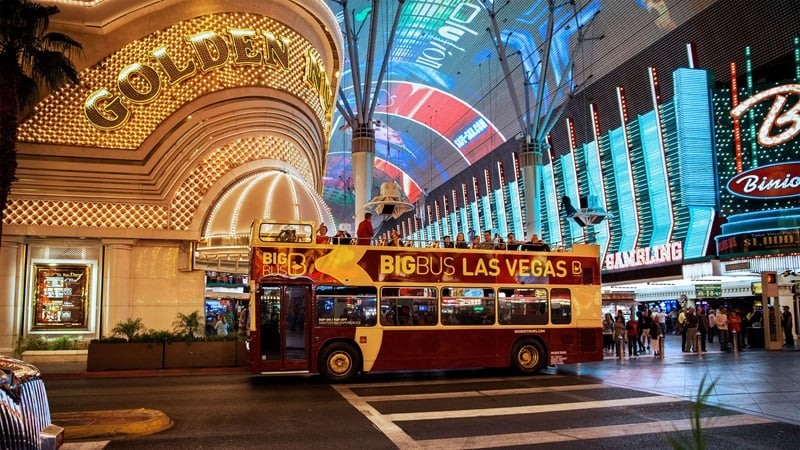 Ônibus turístico em Las Vegas