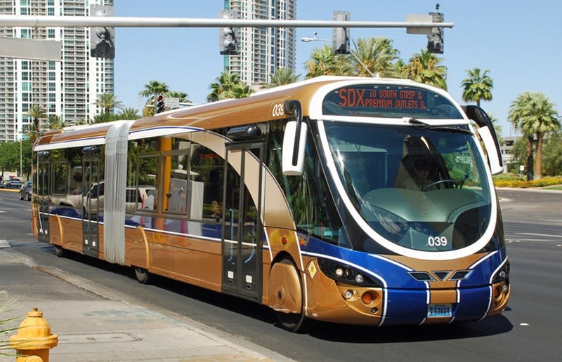 Ônibus SDX em Las Vegas