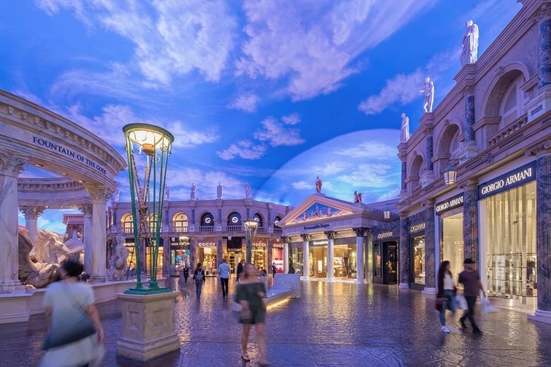 Shopping The Forum Shops em Las Vegas