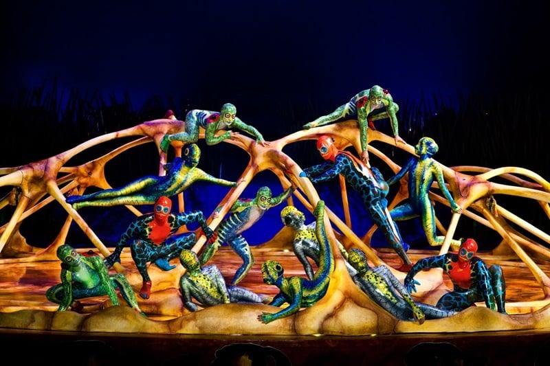 Apresentação do Cirque du Soleil em Las Vegas