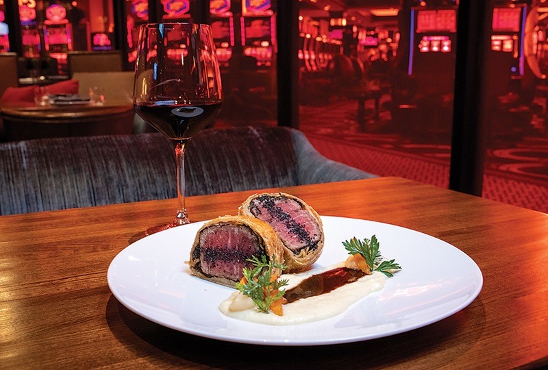 Prato no restaurante Gordon Ramsay Steak em Las Vegas