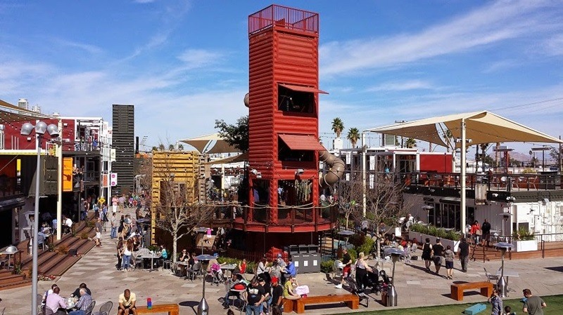 Container Park em Las Vegas