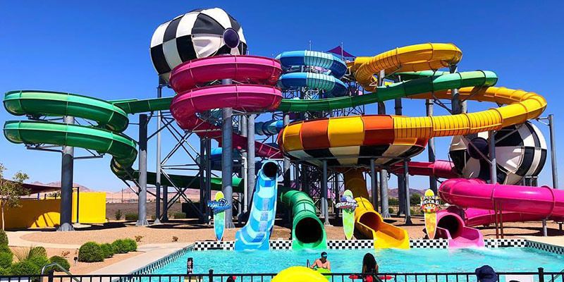 Brinquedo no Cowabunga Canyon Waterpark em Las Vegas