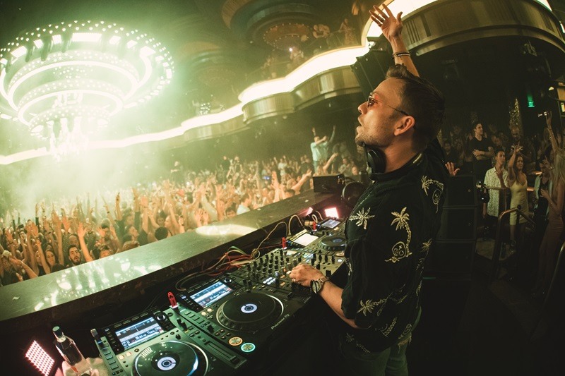 DJ na Omnia Nightclub em Las Vegas