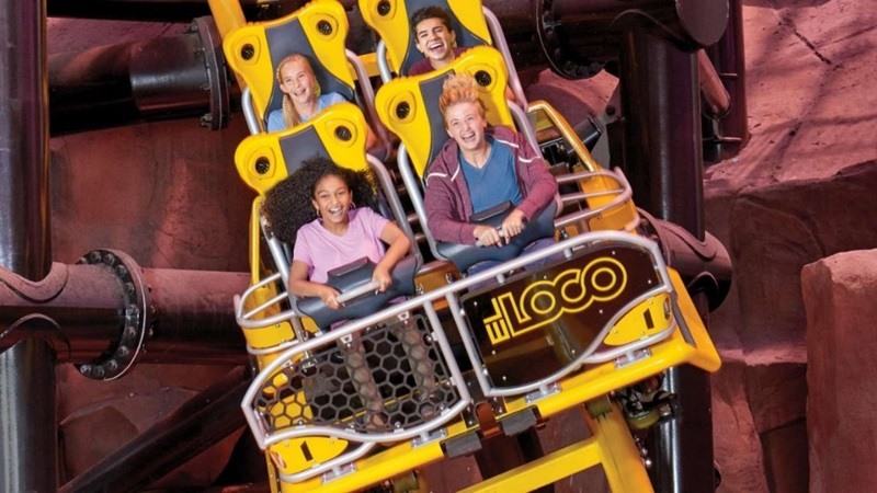 Montanha-russa El Loco no Adventuredome em Las Vegas