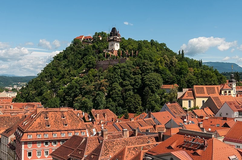 Torre do relógio em Graz