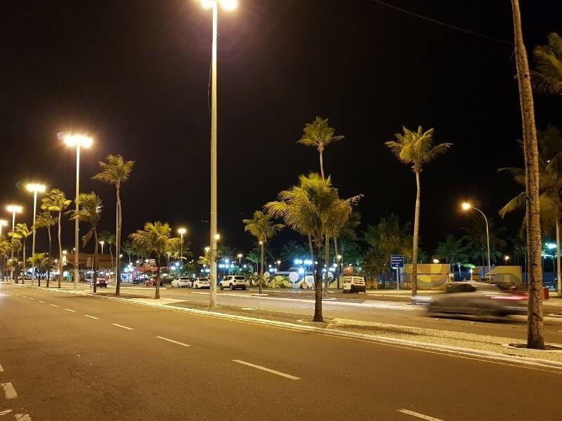 Centro de Aracaju à noite