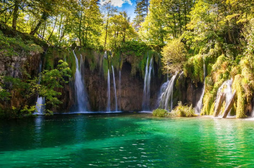 Cachoeiras nos Lagos Plitvice