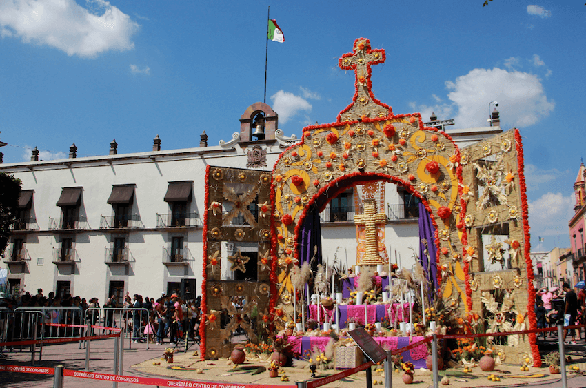 Celebração de Dia dos Mortos em Querétaro
