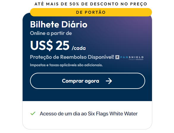 Bilhete diário no site 