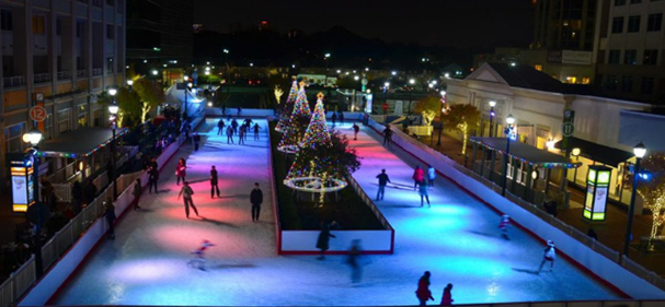 Patinar no gelo no Atlantic Station