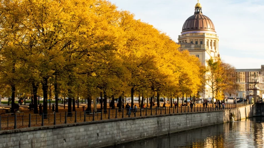 Berlim durante o outono