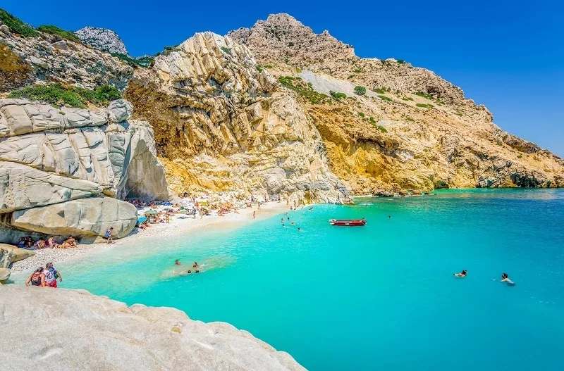 Ilha de Ikaria na Grécia