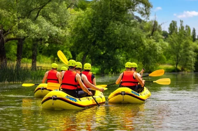 Rafting no rio Cetina