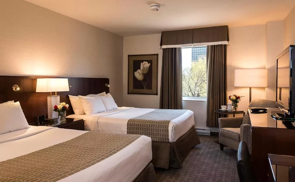 Quarto do Hotel Lord Elgin em Ottawa